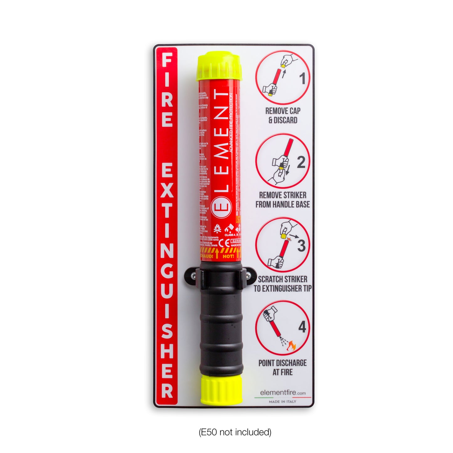 Fire Extinguisher Wall Mount Decal