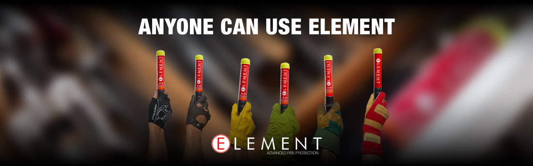 anyone can you element fire extinguisher 
