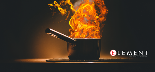 Never Use Water on a Grease Fire - A Kitchen Fire Safety Tip