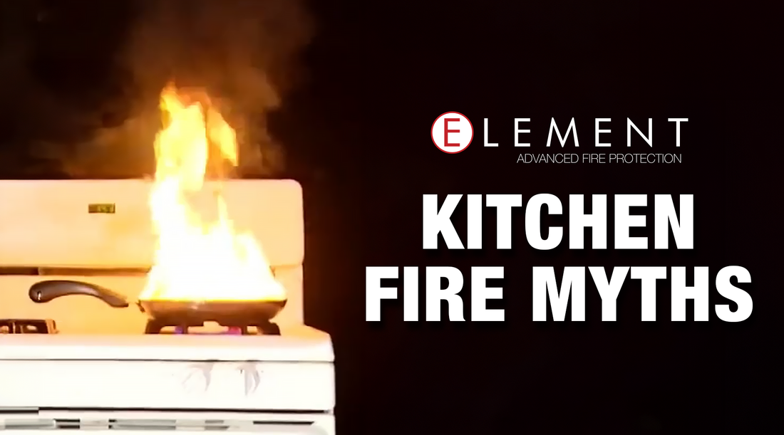 Kitchen fire extinguisher fire myths